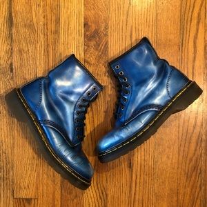 Vintage Dr Martens Metallic Blue 🇬🇧